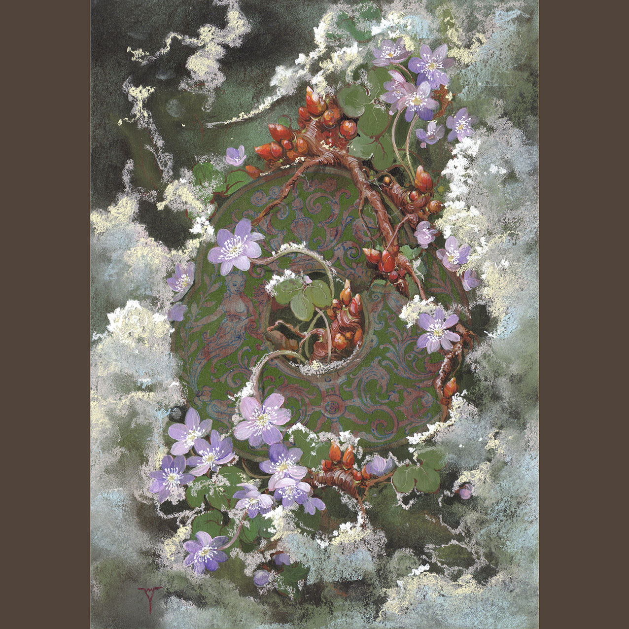 Последний снег. Перелеска