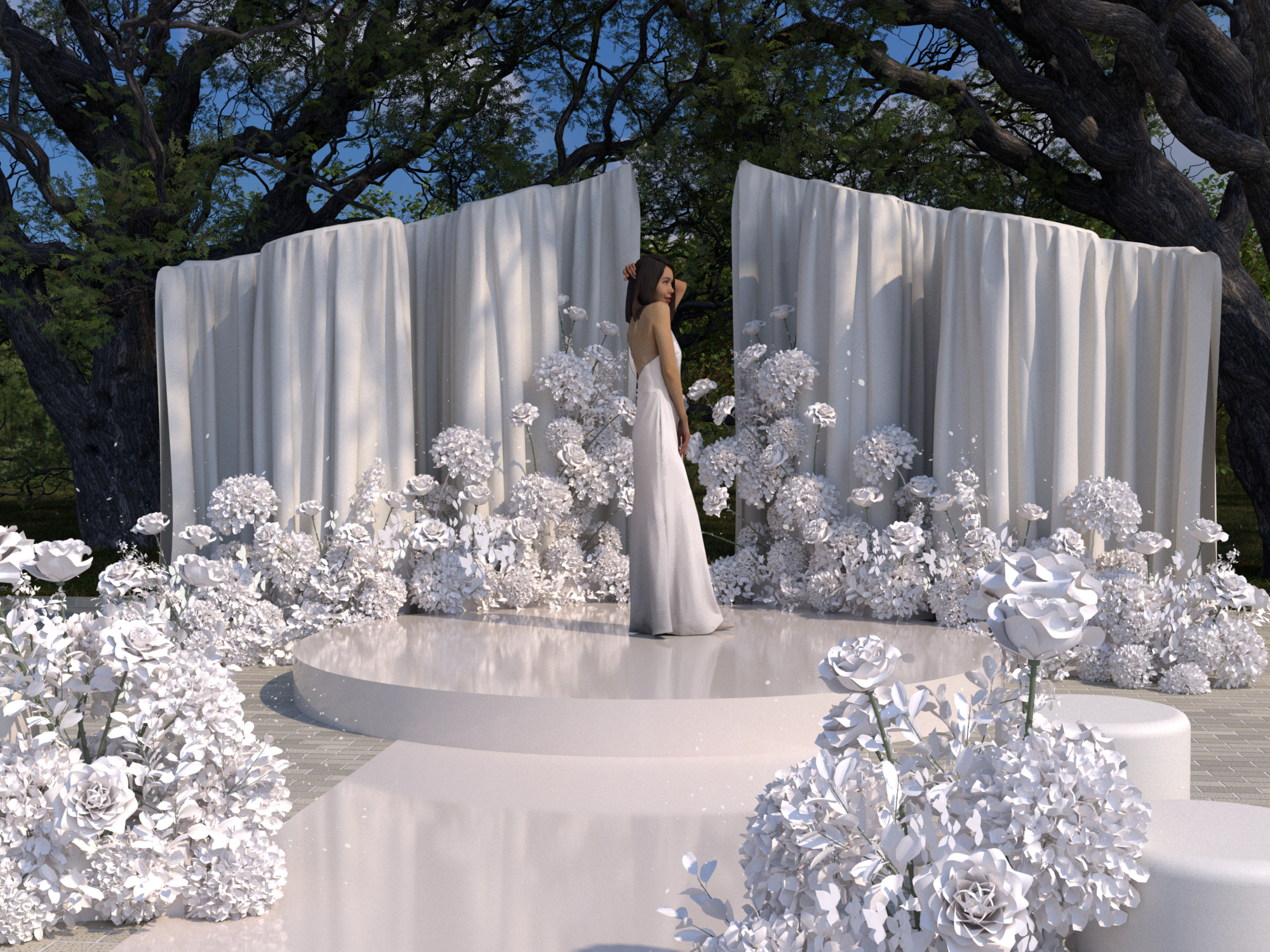 Выездная арка Волна