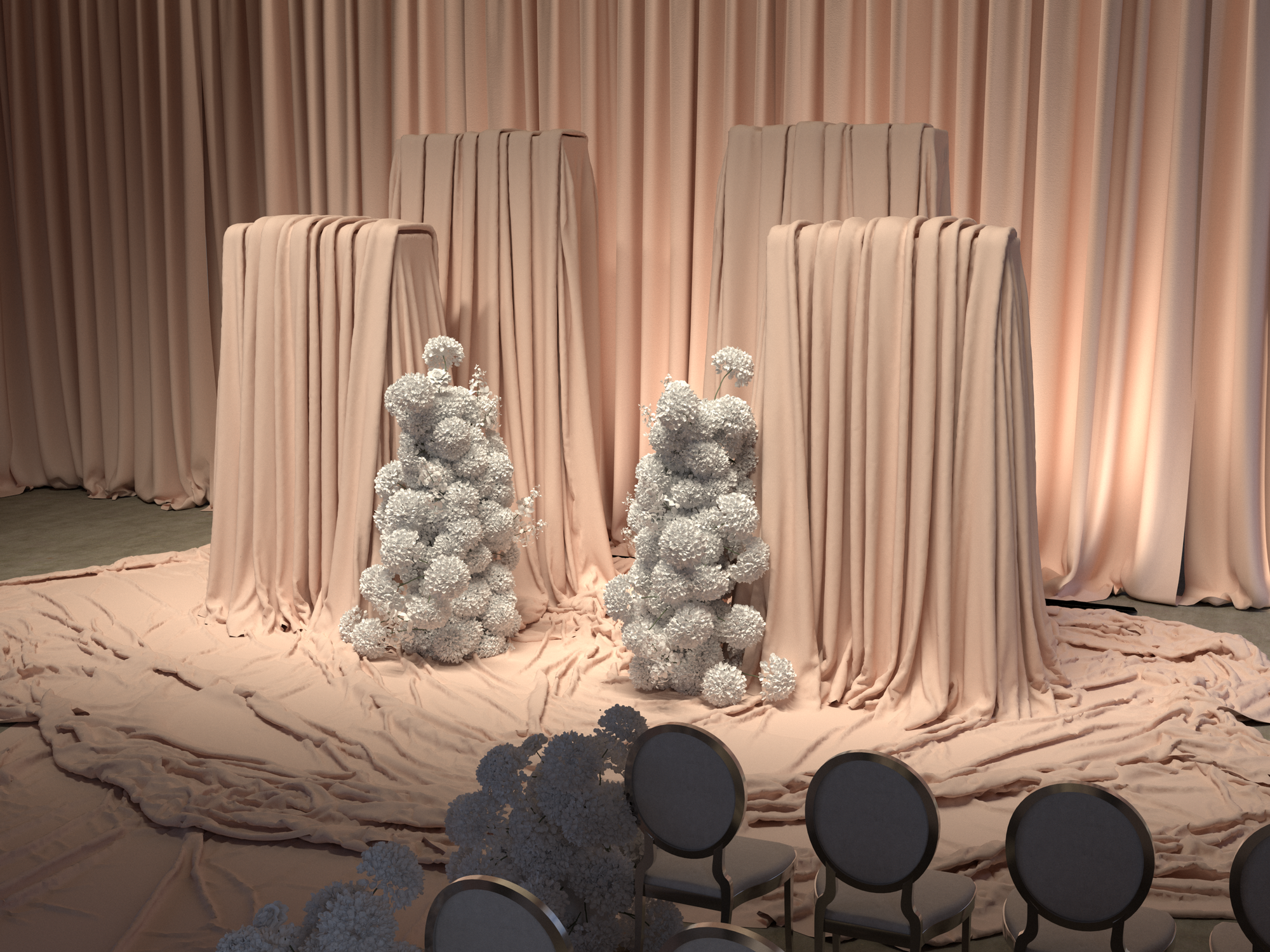 Арка выездная Зефир