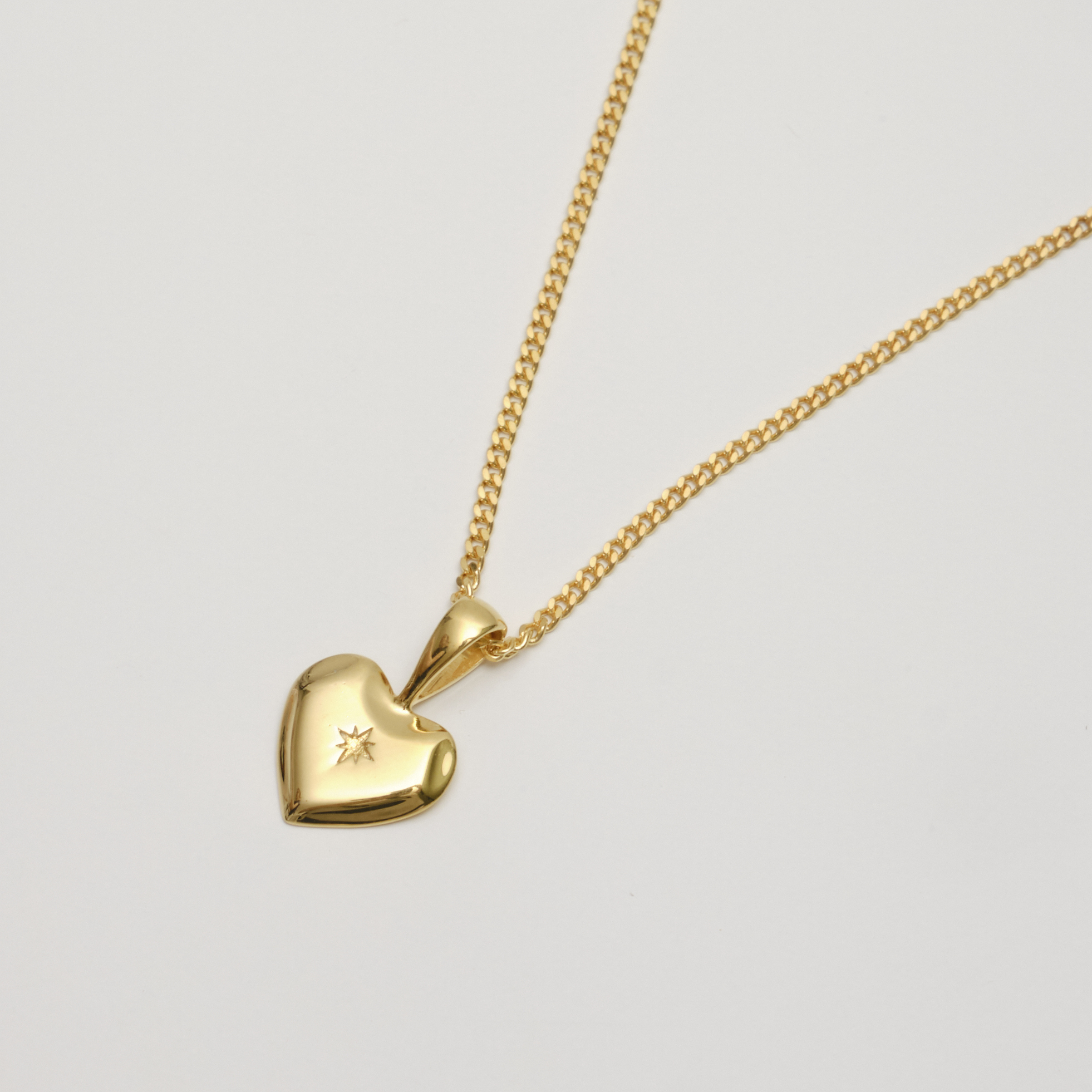 Подвеска SICILIA с сердцем с позолотой