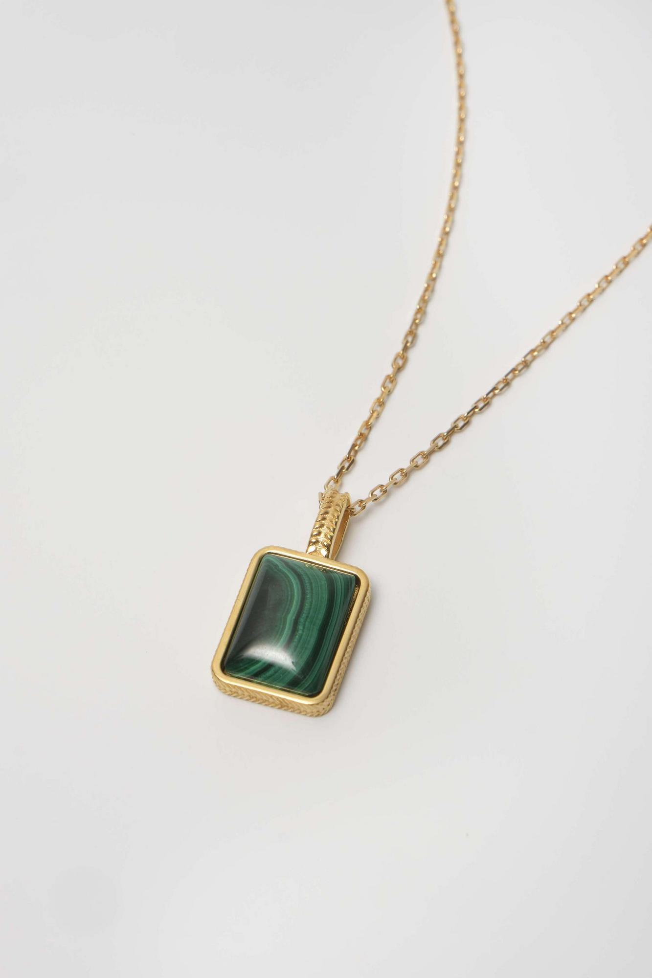 Подвеска с малахитом BOLZANO