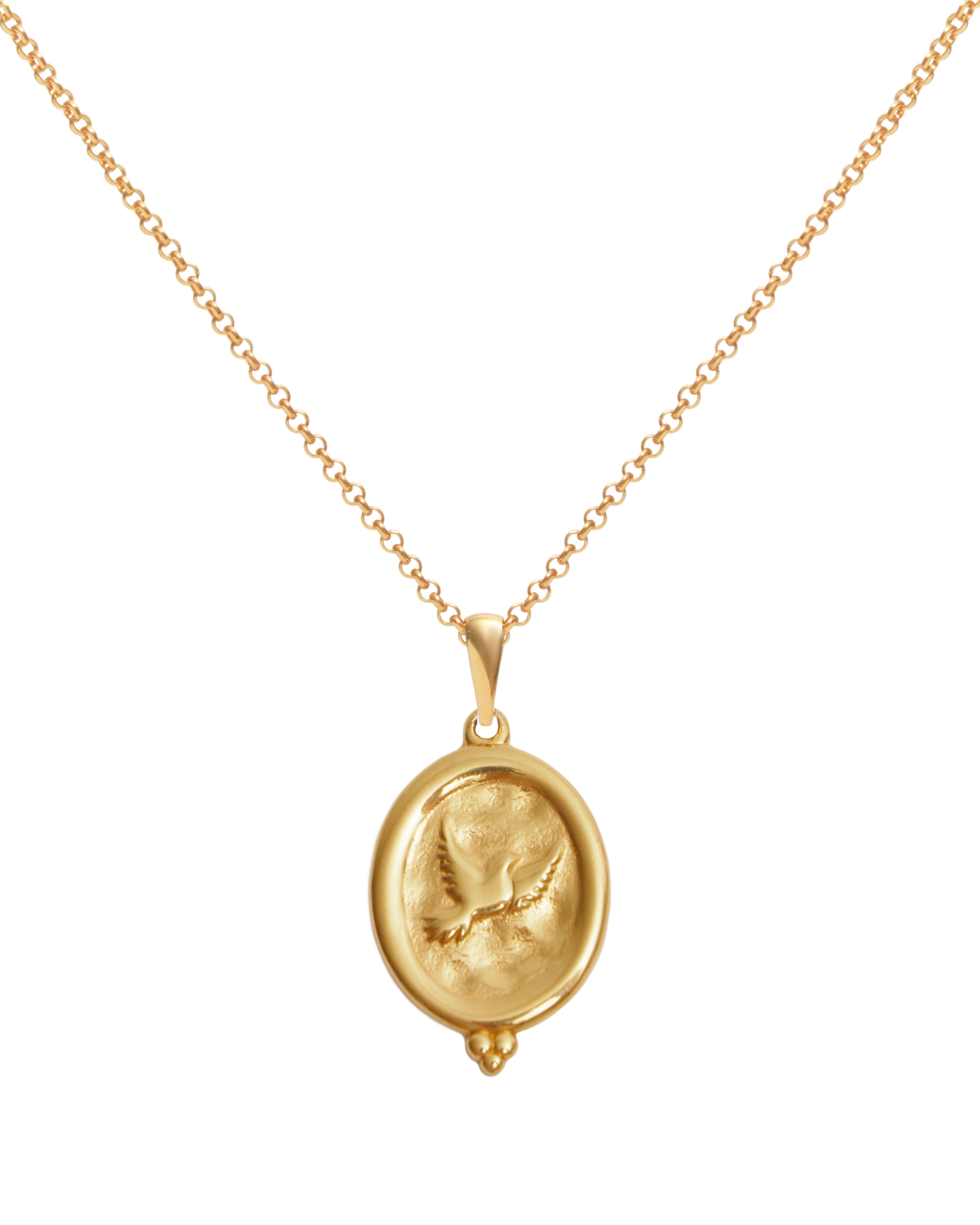 Подвеска с птицей VALIANO с позолотой