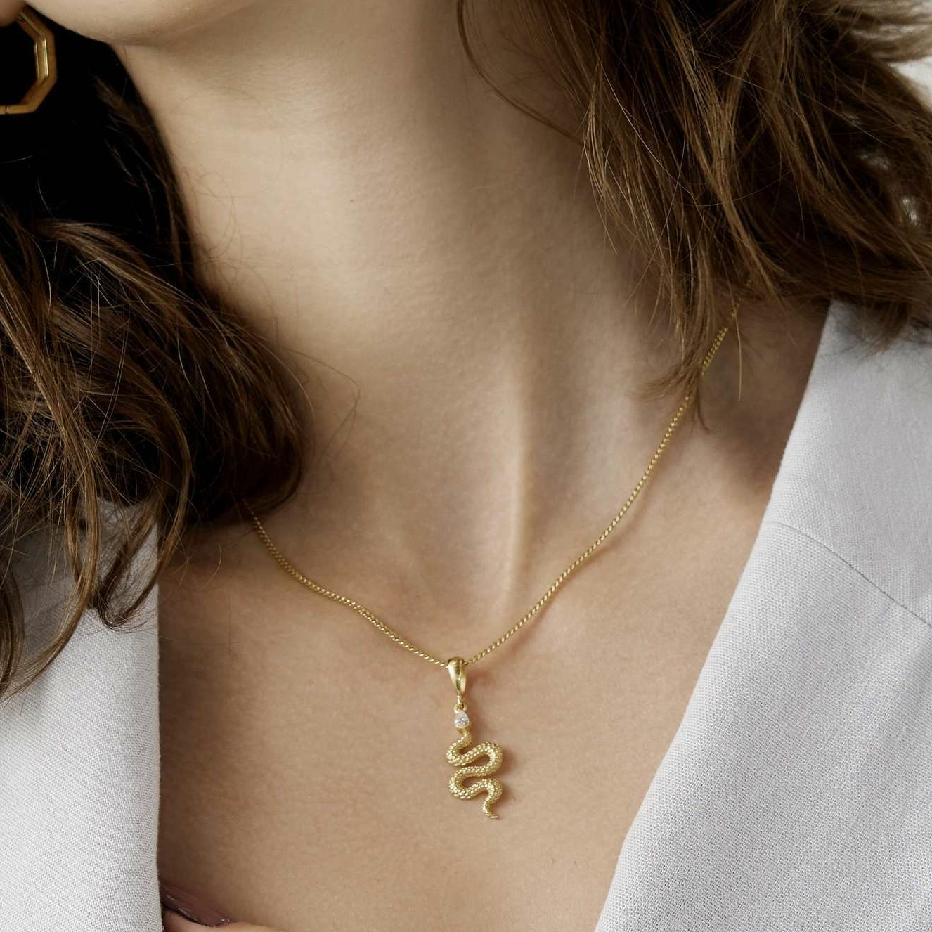 Подвеска NARNI со змейкой