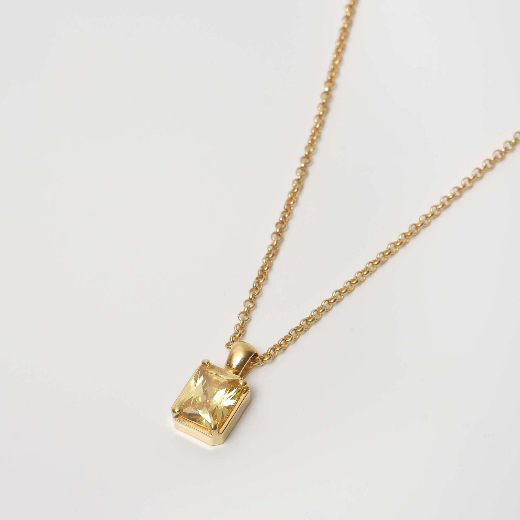 Подвеска ORTONA с солнечным фианитом