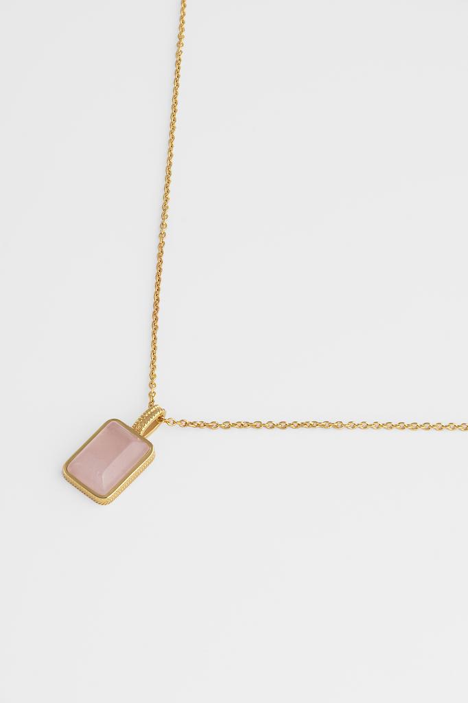 Подвеска BOLZANO с розовым кварцем
