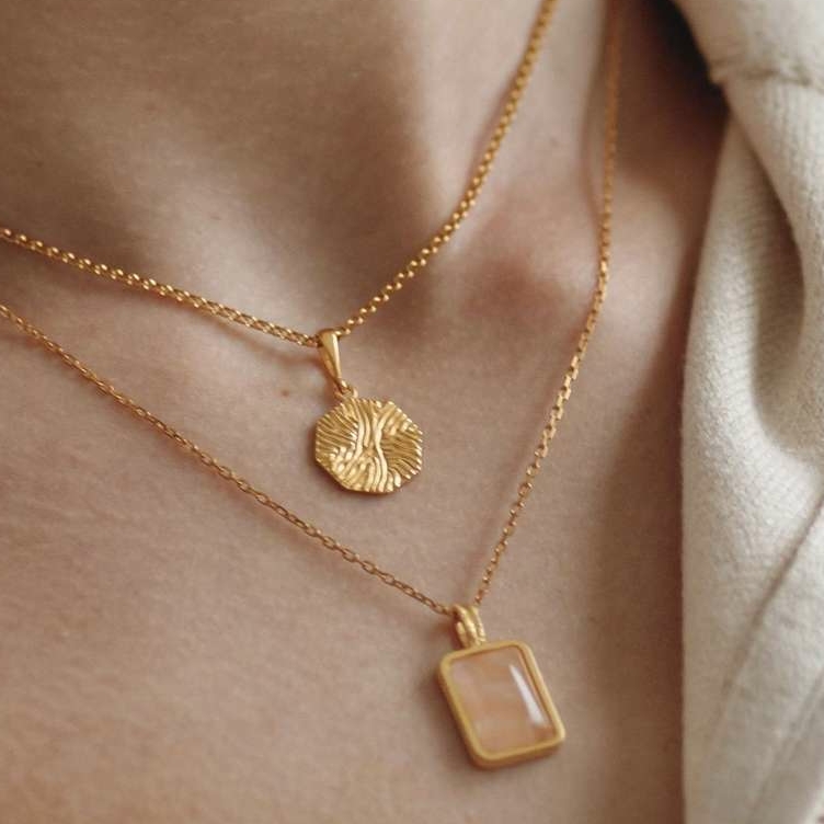 Подвеска BOLZANO с розовым кварцем