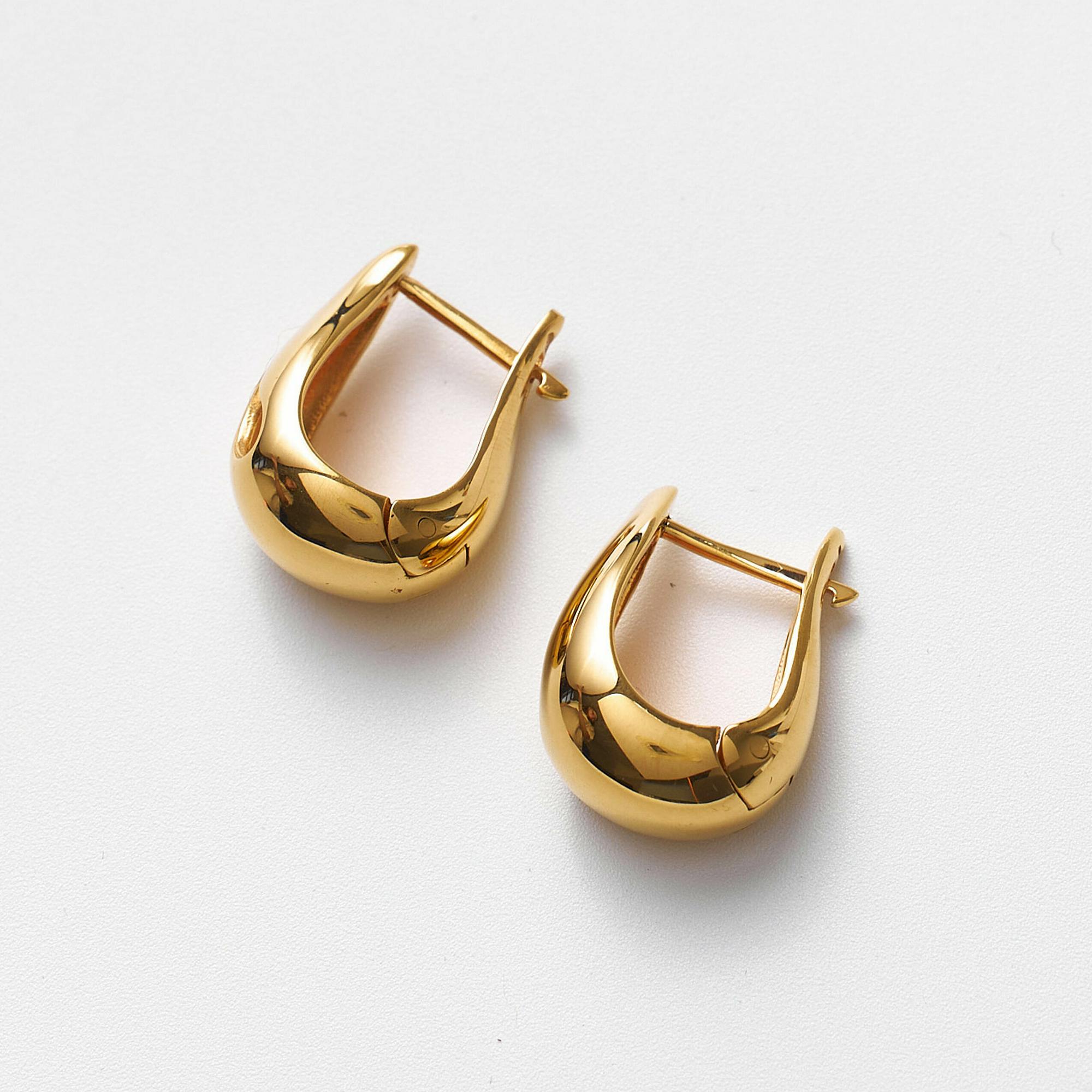 Серьги-капли MARMORE с позолотой