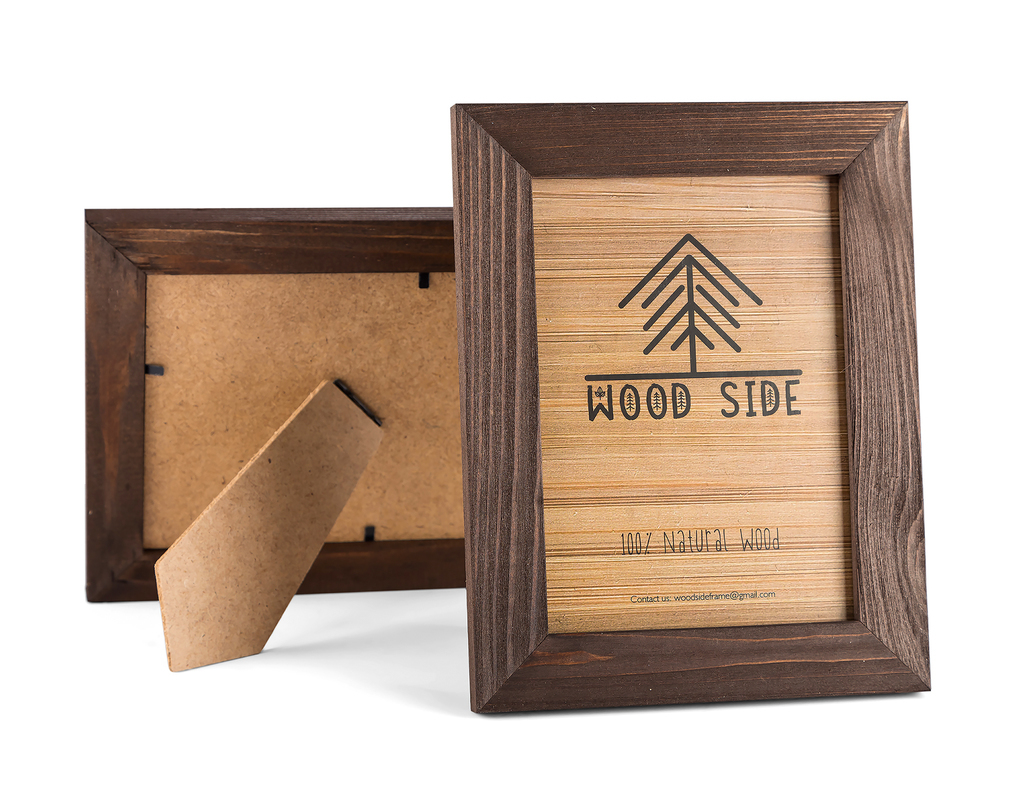 dark brown 5x7", set of 2