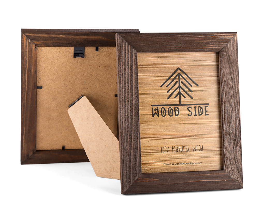 dark brown 4x6", set of 2