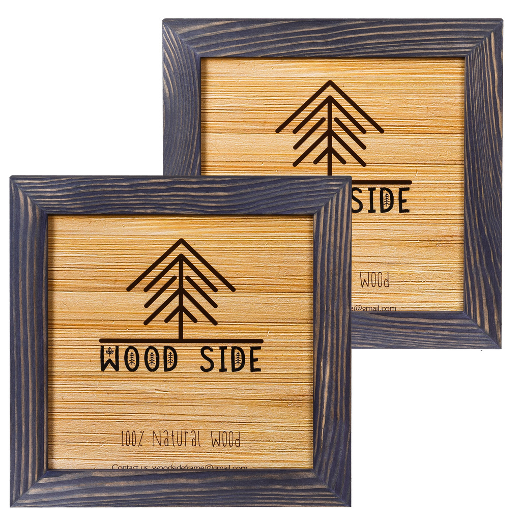 old dark grey 8x8", set of 2