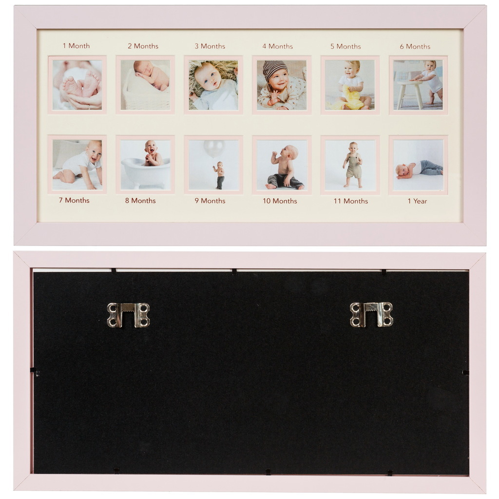 twelve 2x2" slots - pink