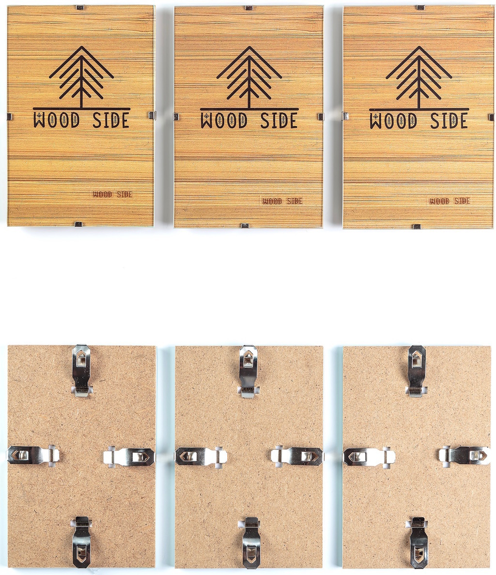 clip frames 8x10", set of 3