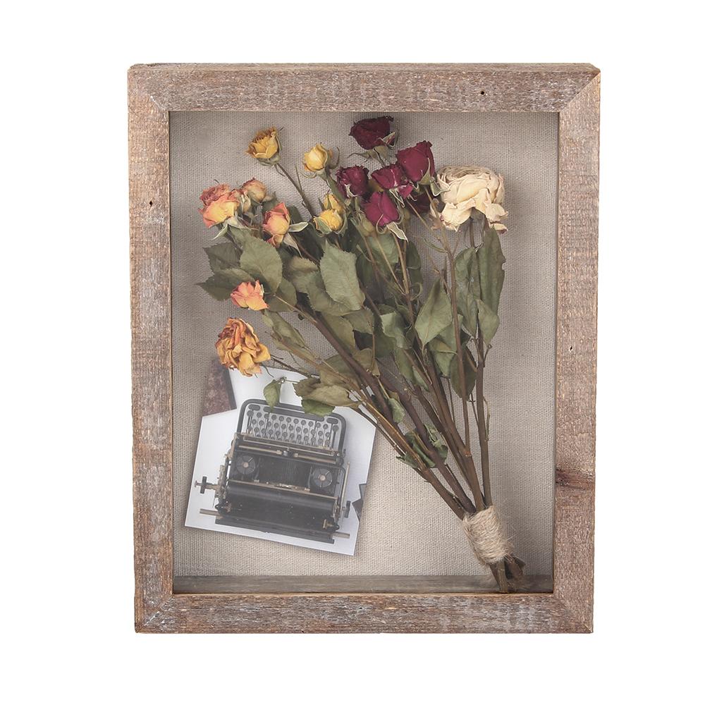 shadow box 11x14" weathered barnwood