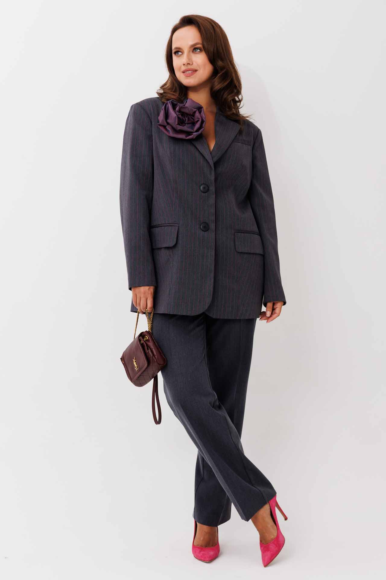 Костюм брючный в полоску арт. 1249