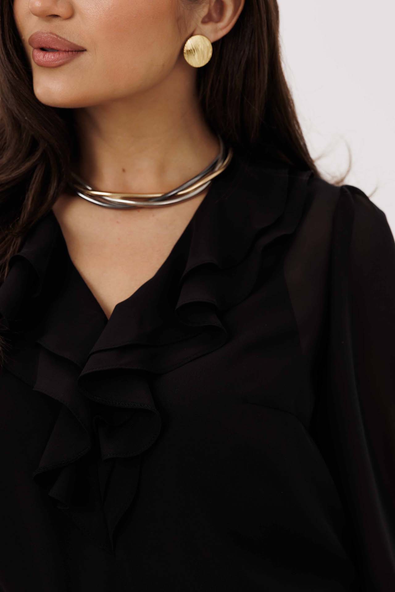 Блуза женская арт.1192 цвет черный