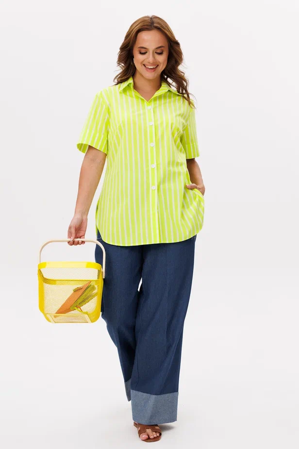 Блуза женская арт.1225бл цвет лимонный