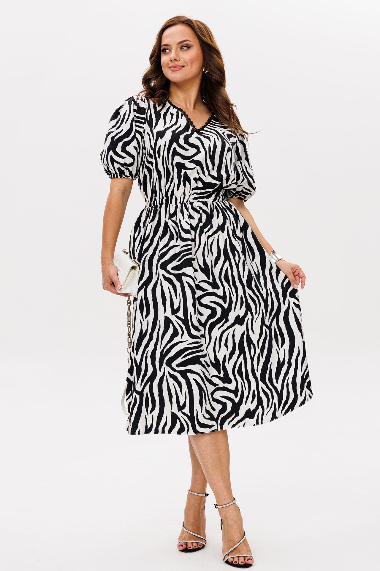 Платье с принтом арт. 1774