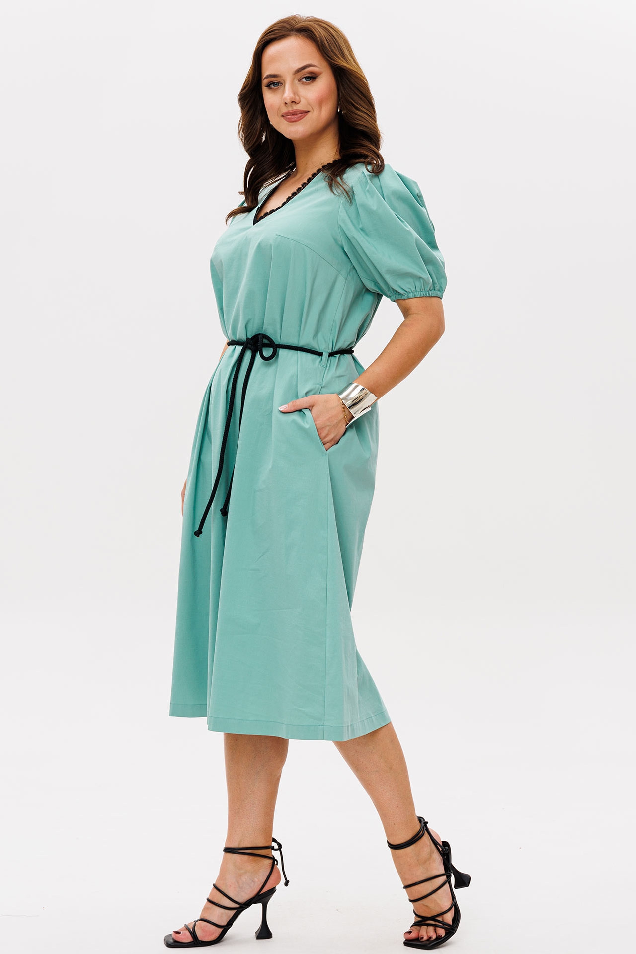 Платье цвет мятный арт. 1788