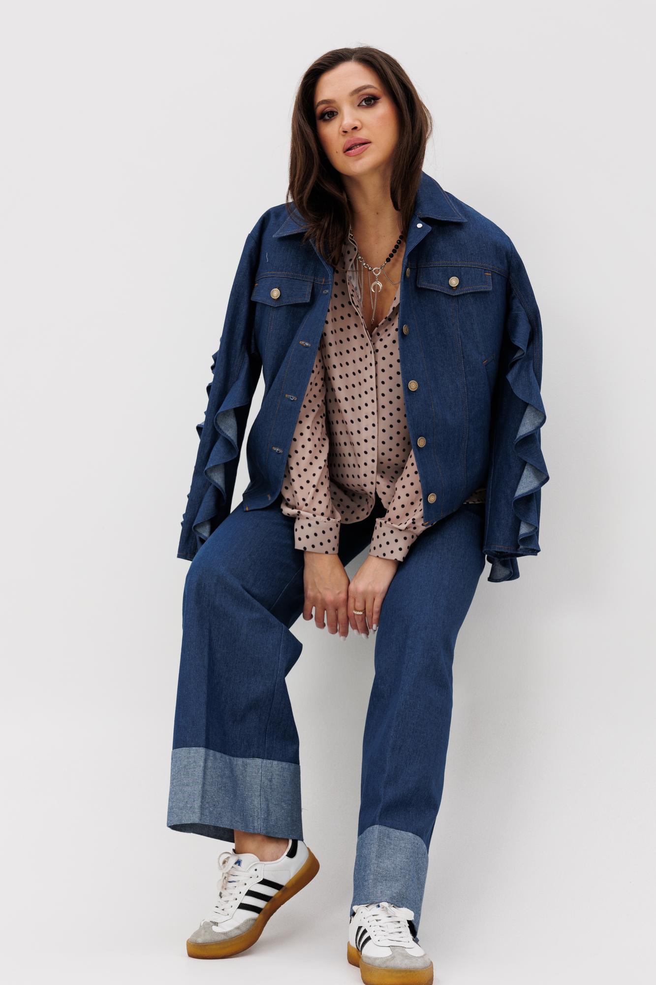 Брюки джинсы арт.1049 синий