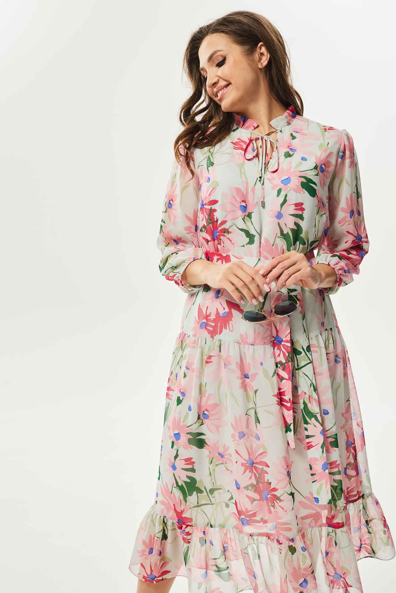 Платье женское арт. 951 цветы