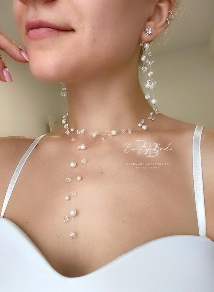 Украшения на свадьбу "Капли росы"