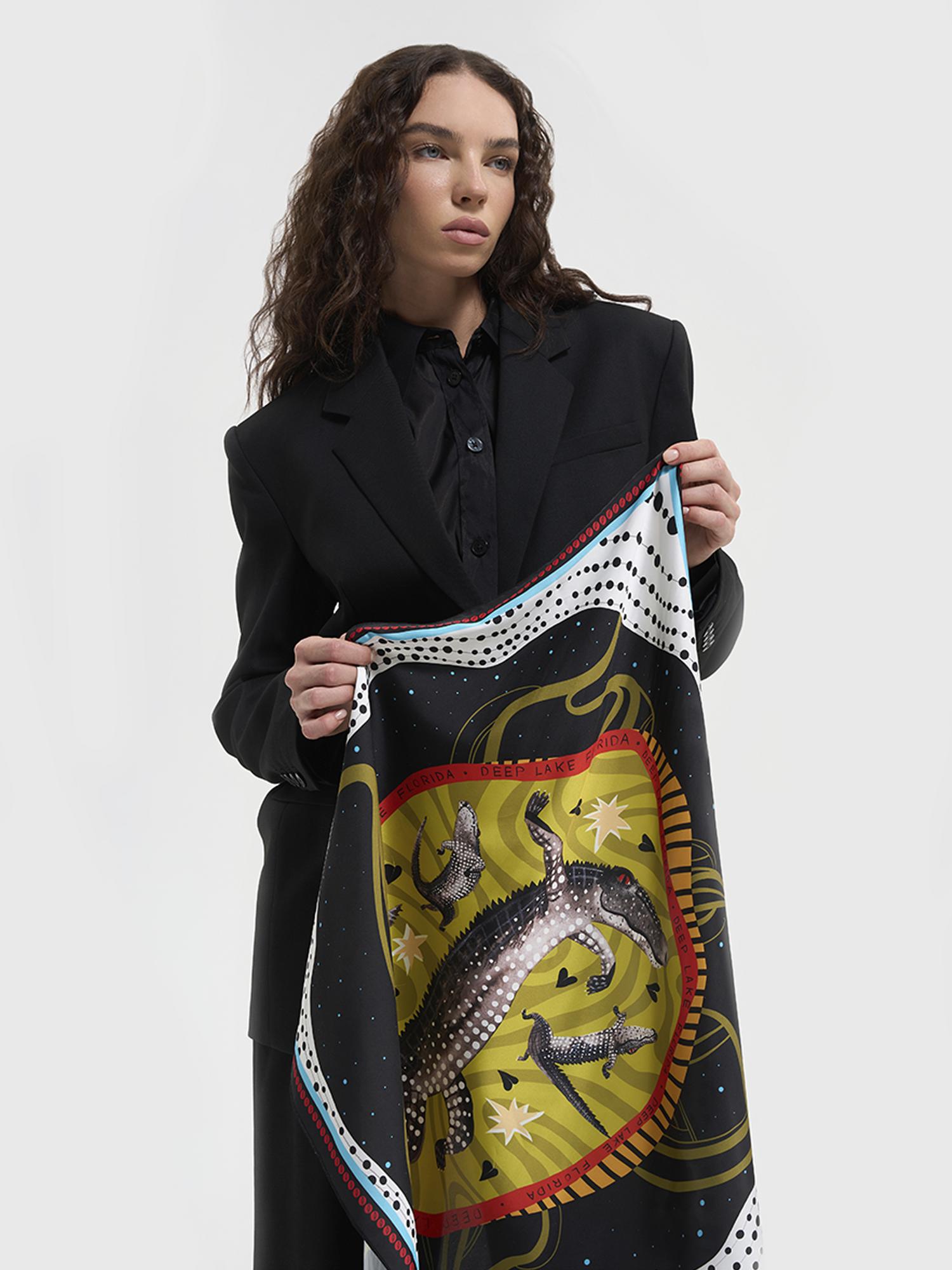 ПЛАТОК “ALLIGATOR DANCE”  GREEN