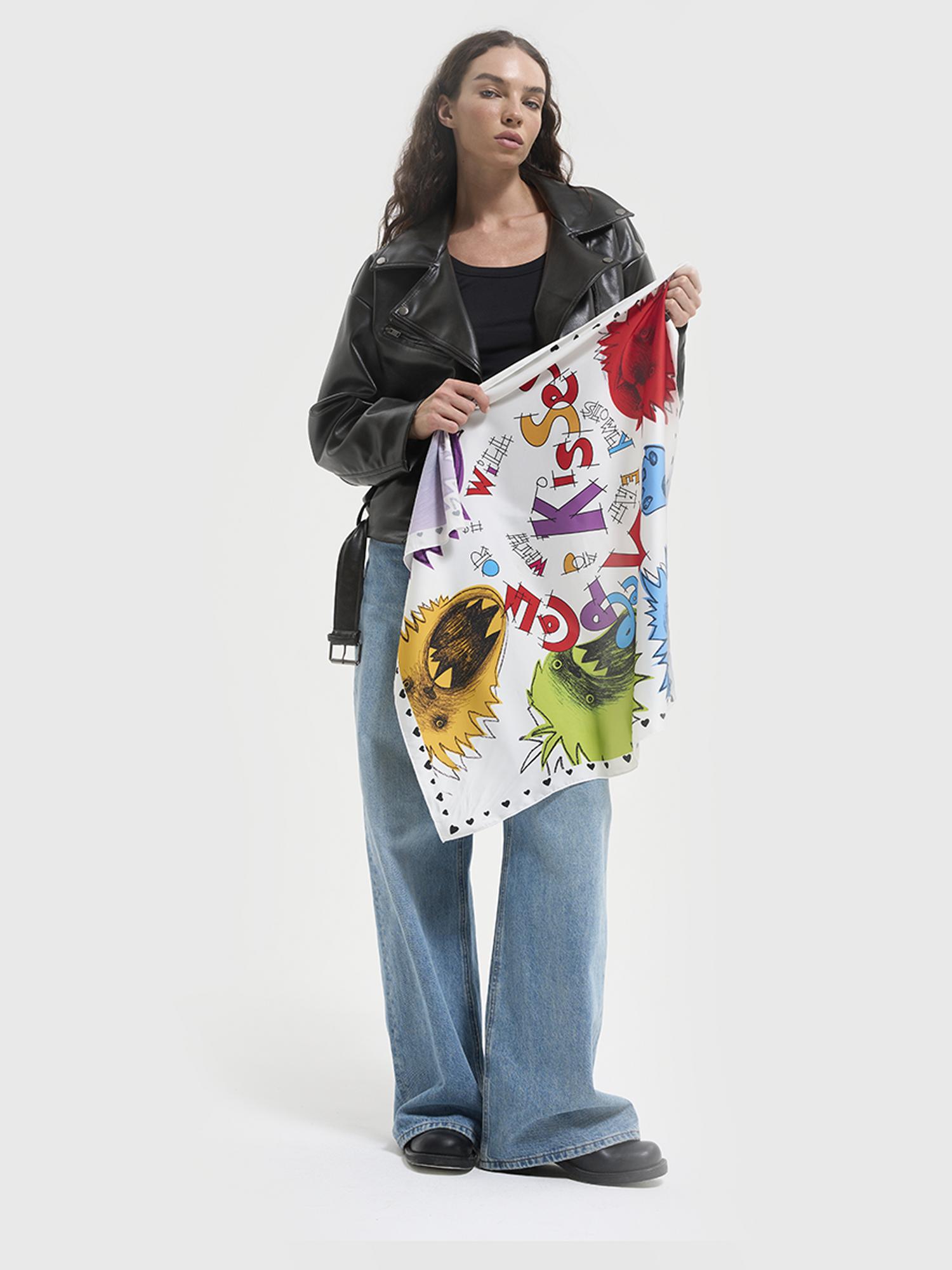 ПЛАТОК “KEEP CALM”  WHITE