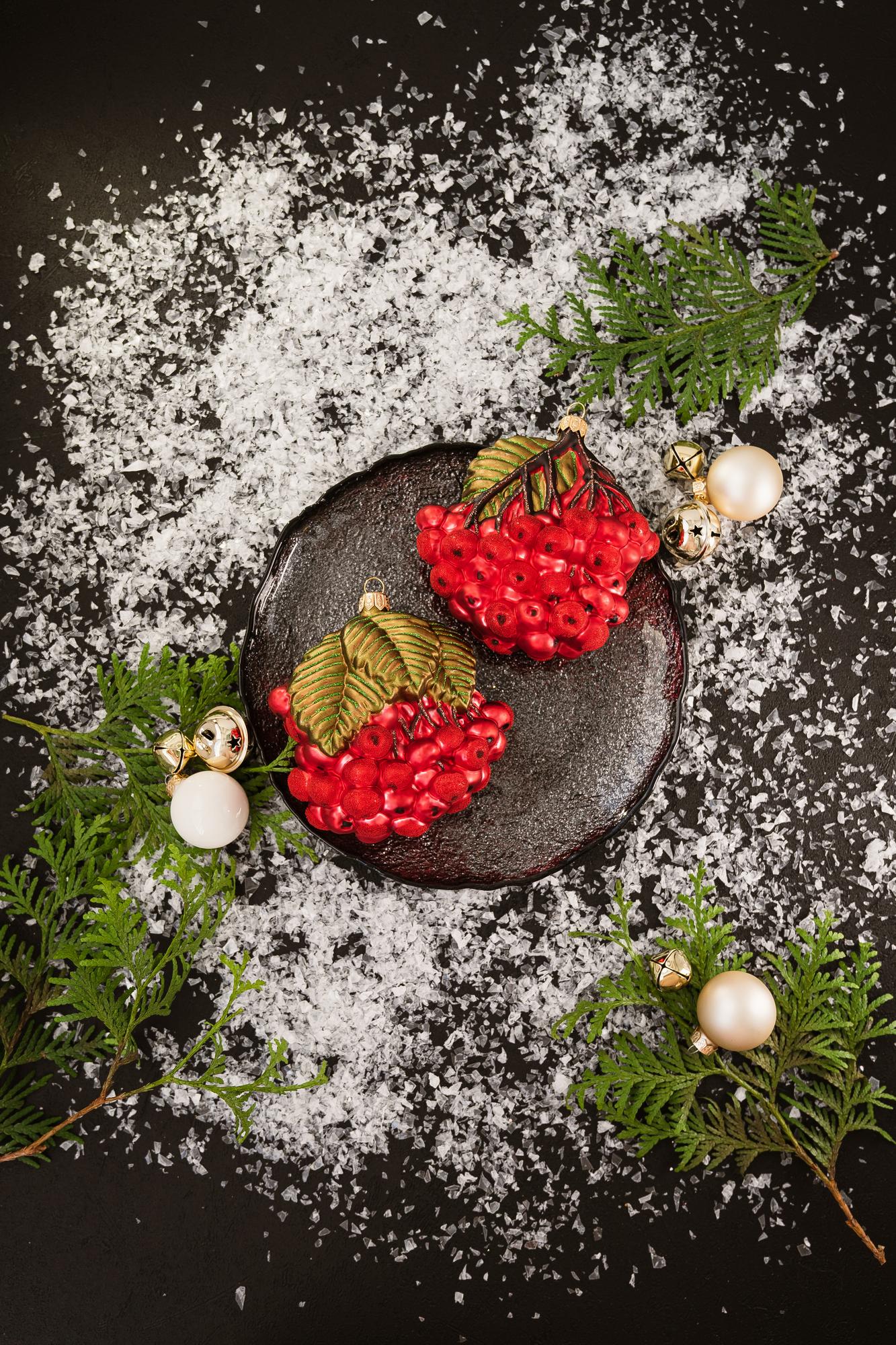 Елочная игрушка "Рябина"