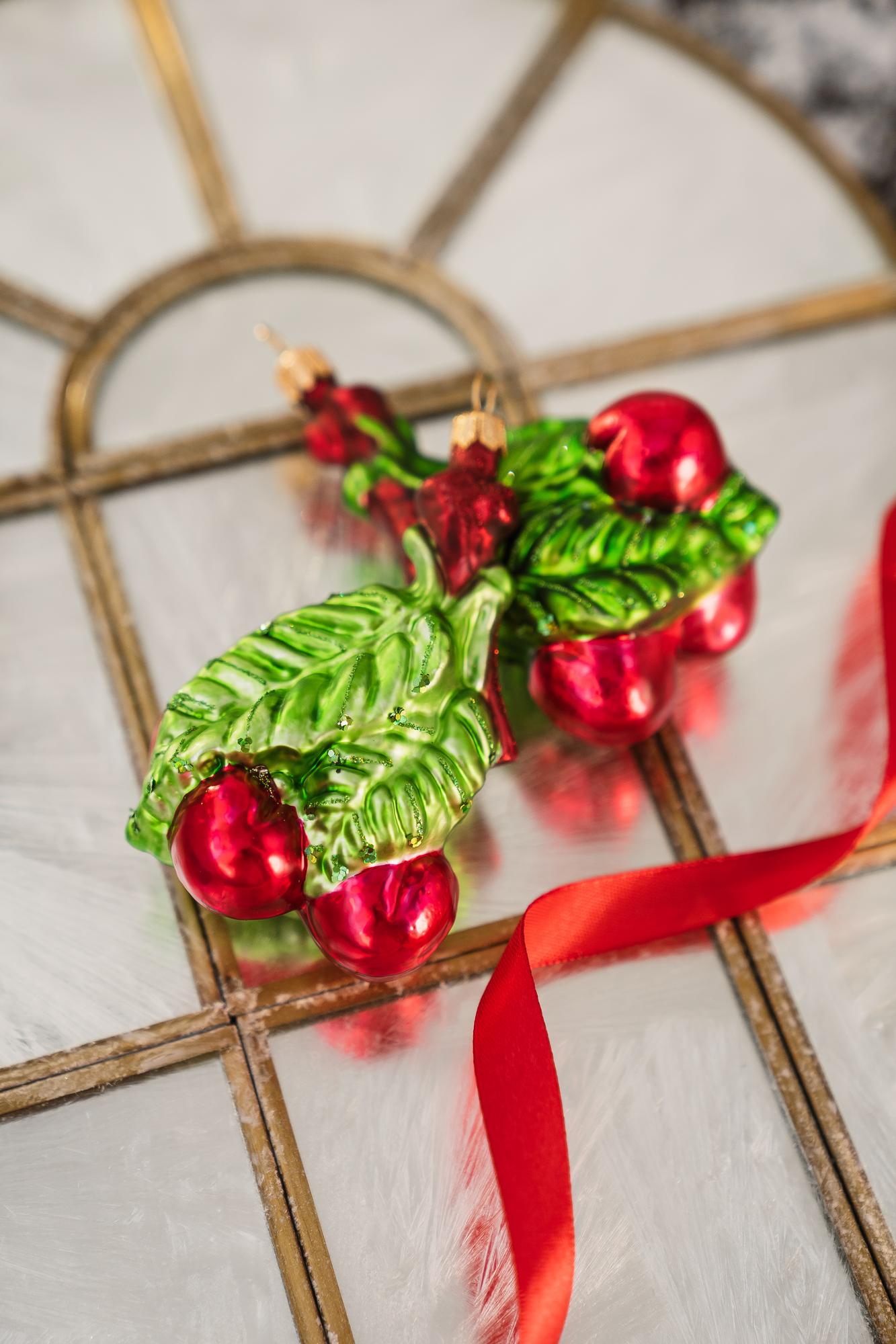 Елочная игрушка "Вишенка"