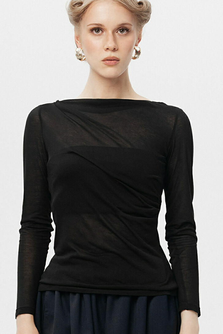 VEIL LONGSLEEVE BLACK