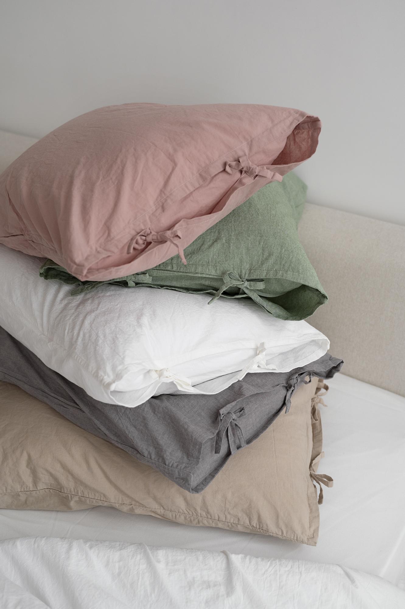 Комплект наволочек из вареного хлопка