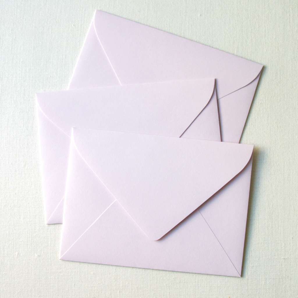 Конверт из дизайнерской бумаги Pastel pink