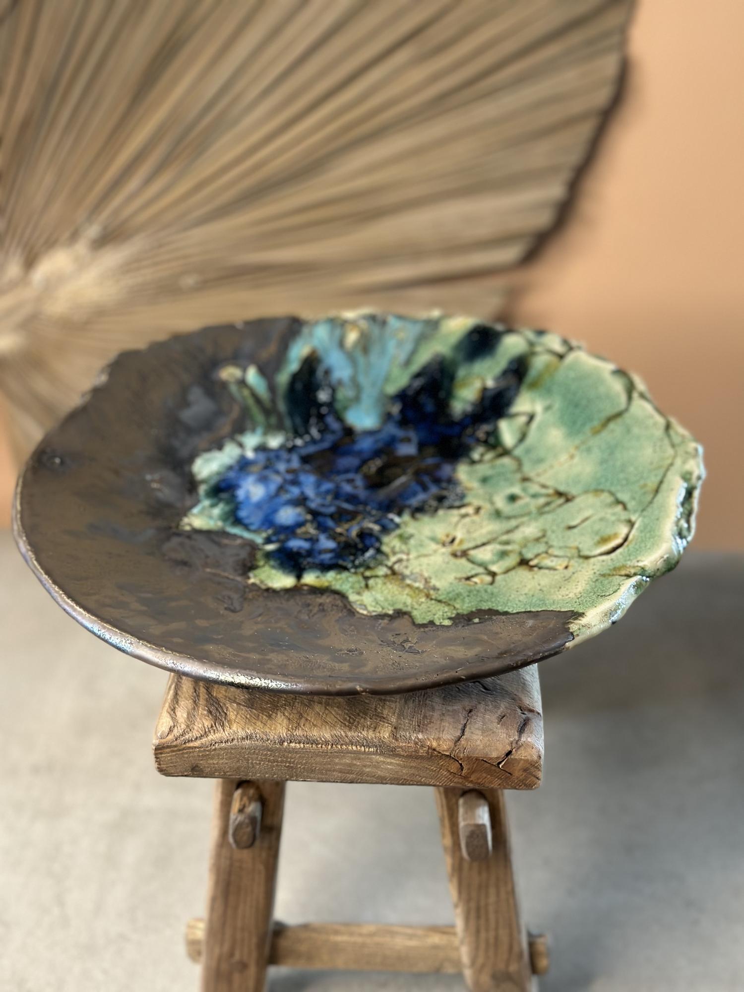 Тарелка Морской камень. 29,5см