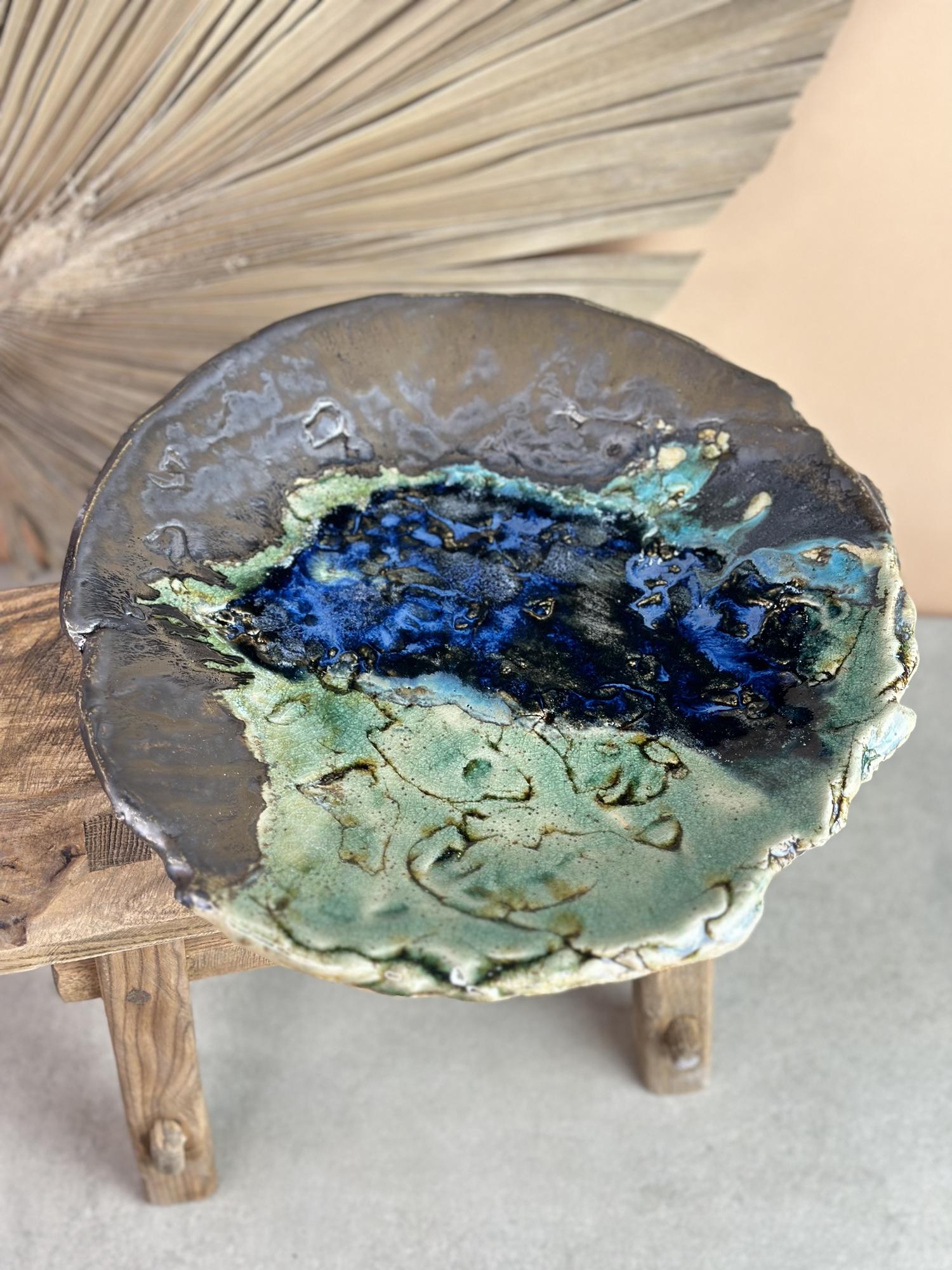 Тарелка Морской камень. 29,5см