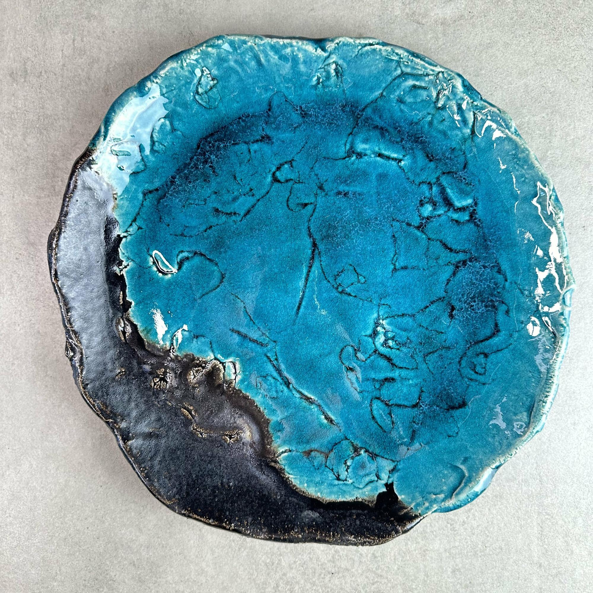 Блюдо Морской камень. Диаметр 30 см