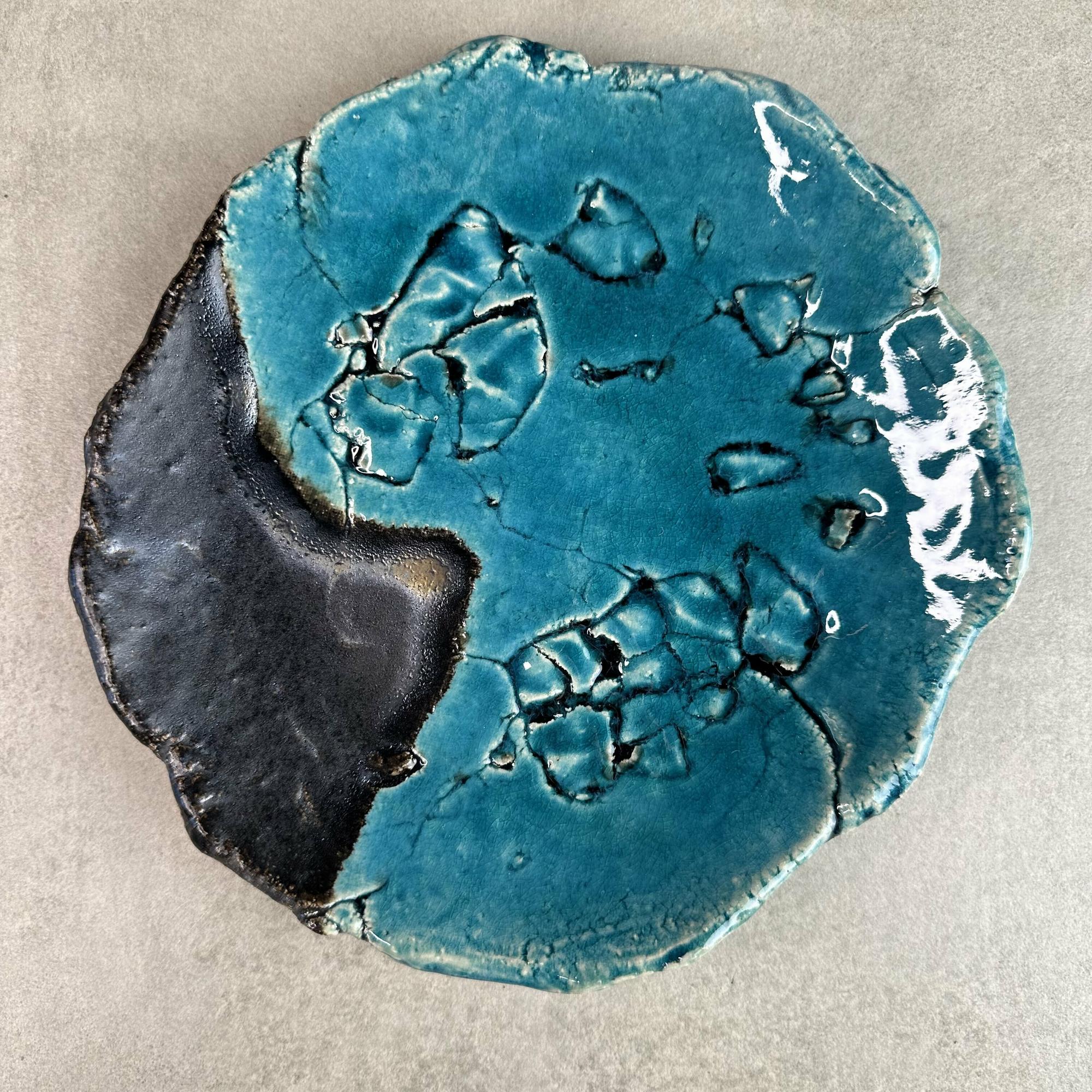 Тарелка Морской камень. Диаметр 23 см