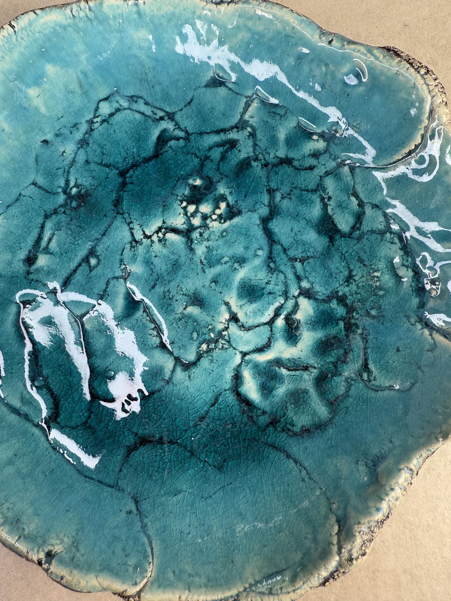 Блюдо Морской камень. Диаметр 26см