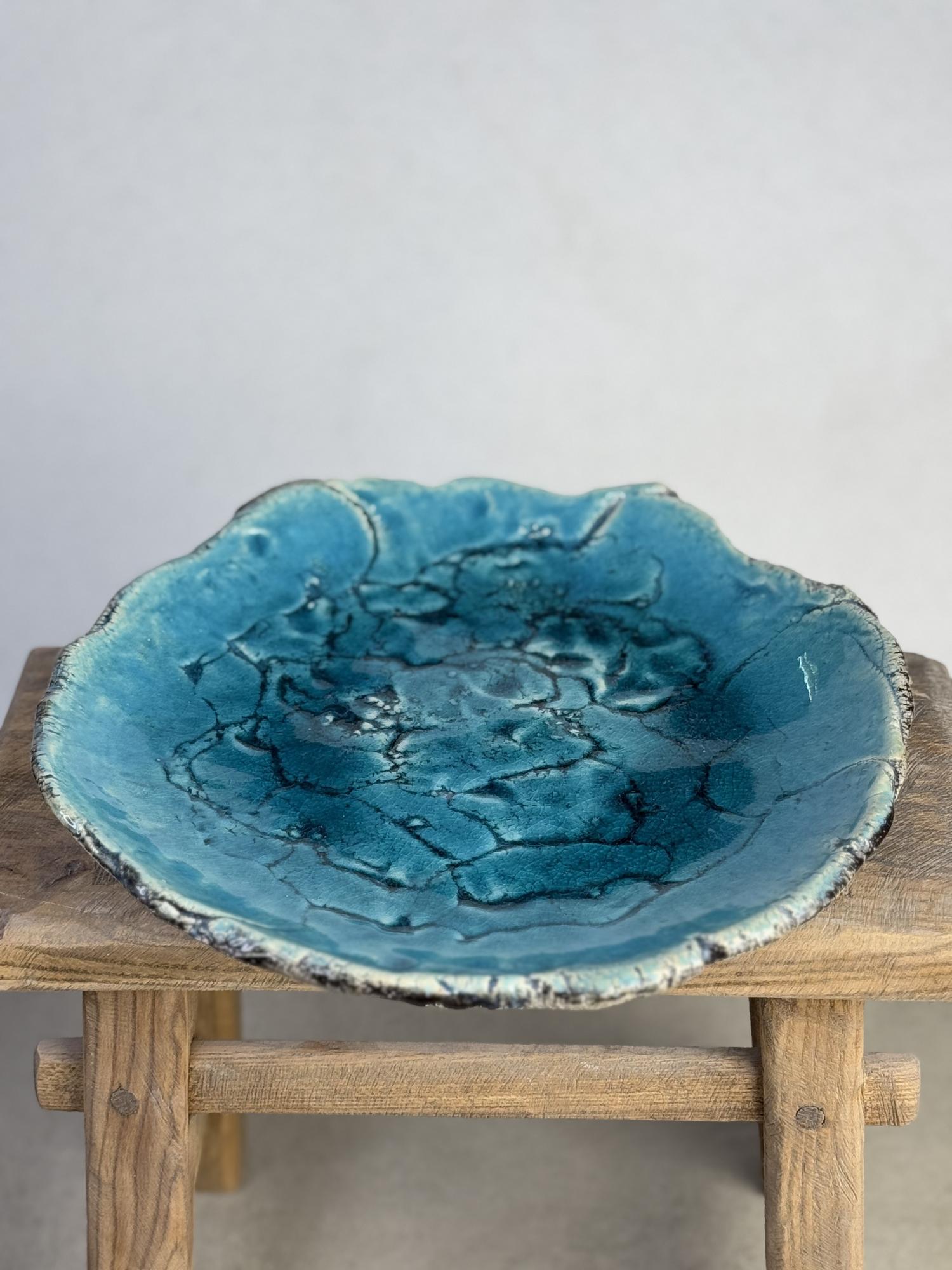 Блюдо Морской камень. Диаметр 26см