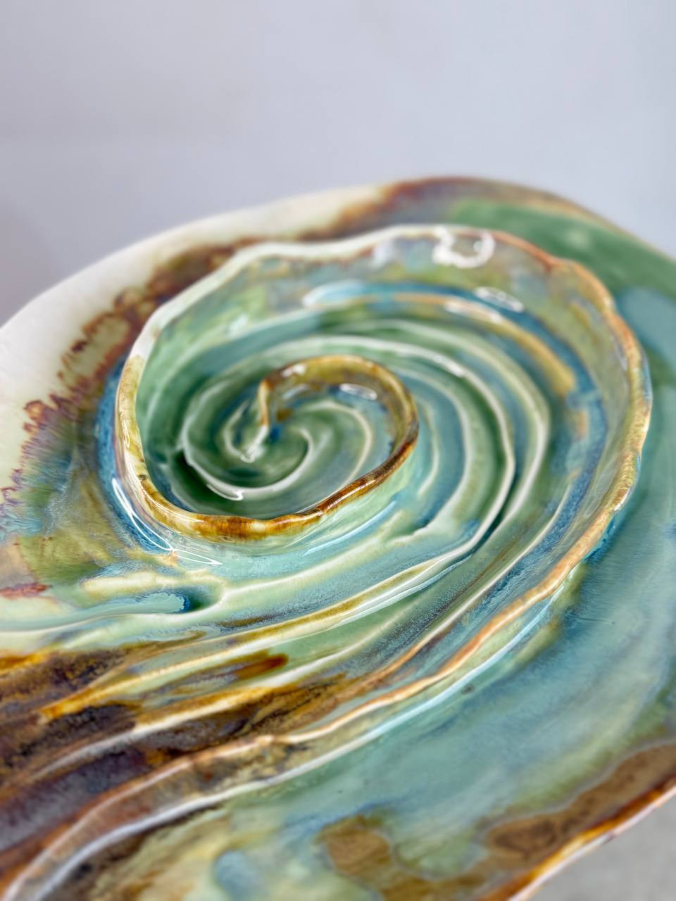 Тарелка Спираль. Диаметр 34/24 см