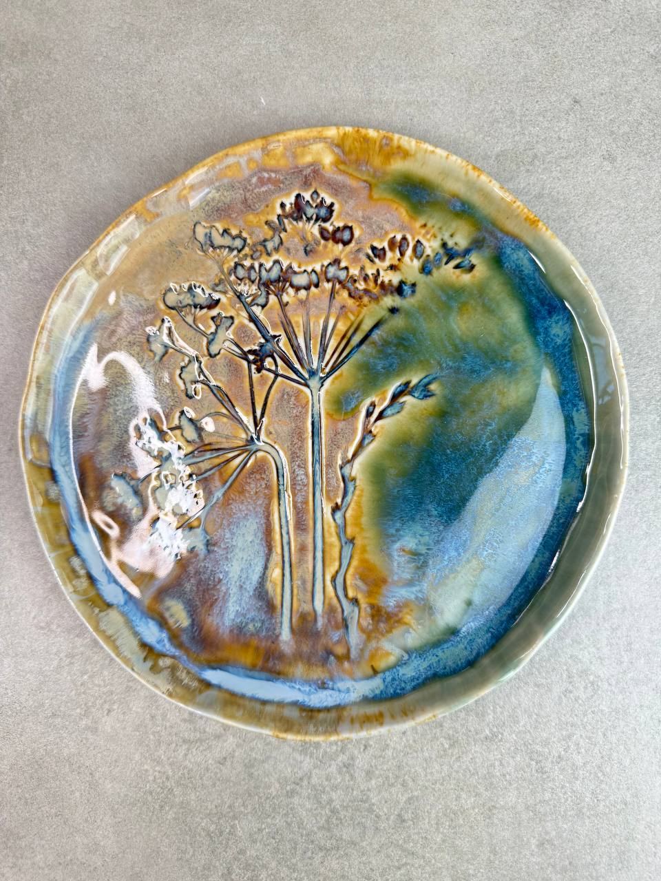 Тарелка "Тысячелистник" 20см