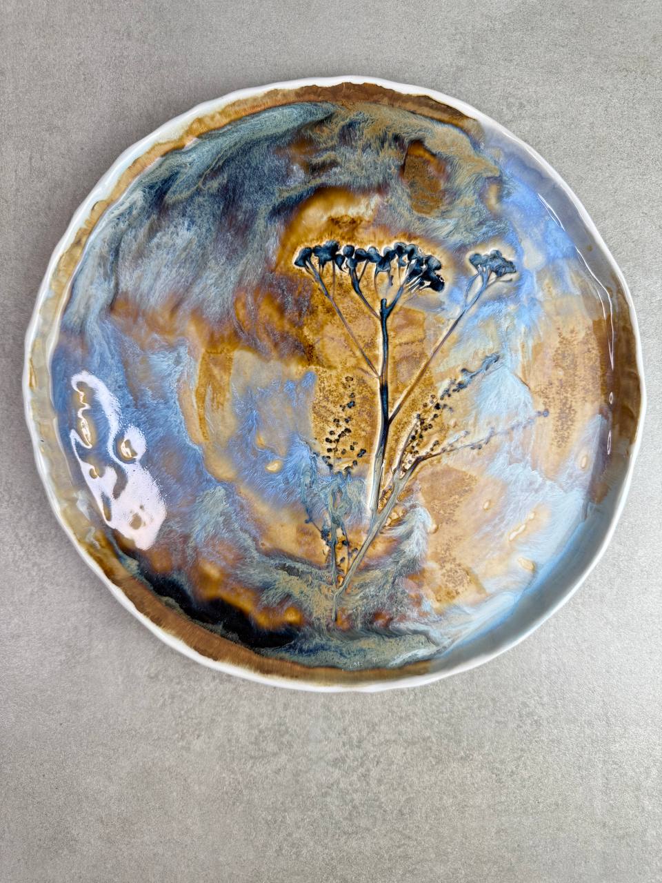 Тарелка "Тысячелистник" 29см