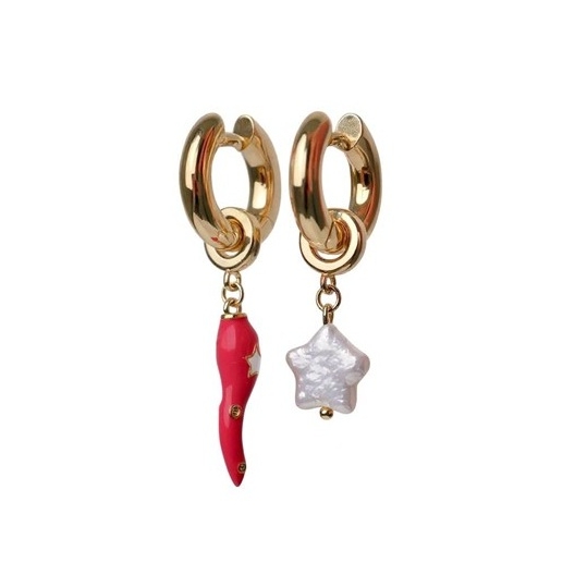Серьги pink PEPPER+STAR