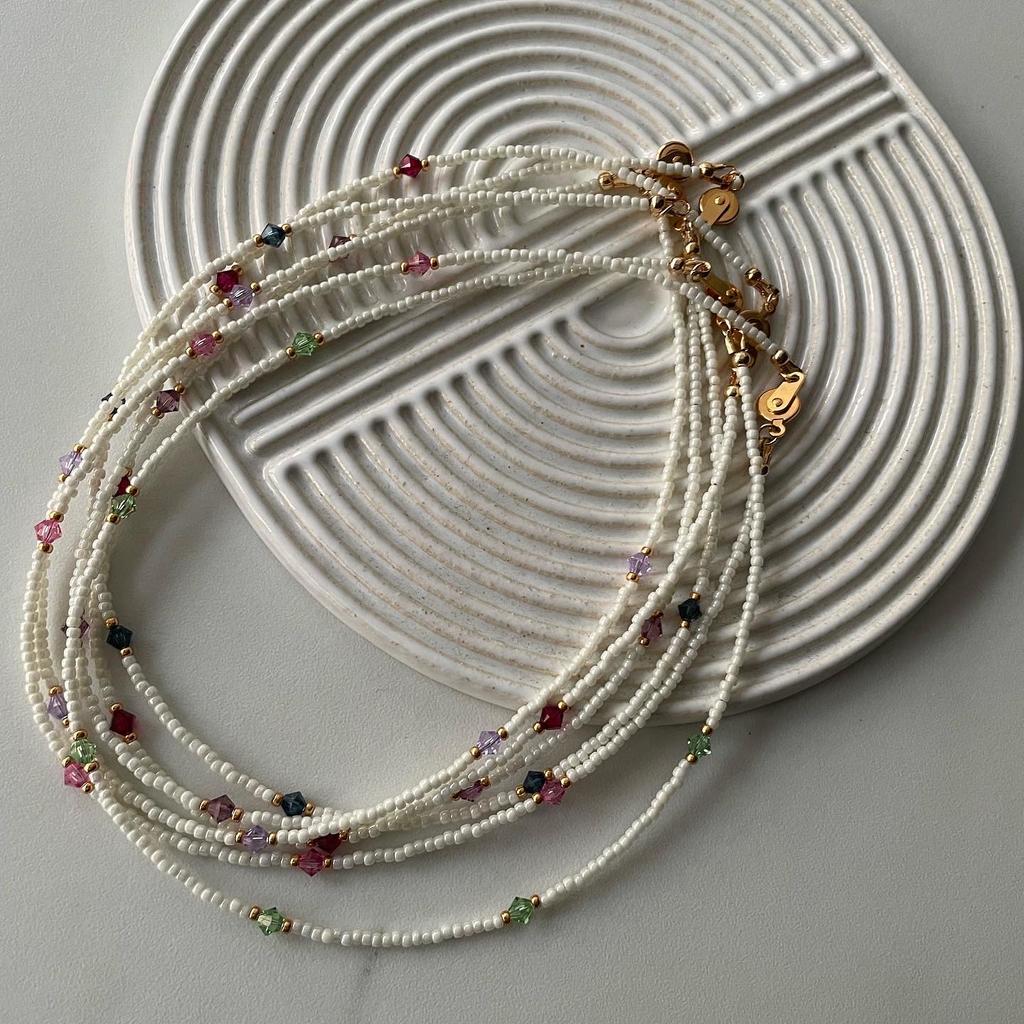 Чокер из бисера Кристалл