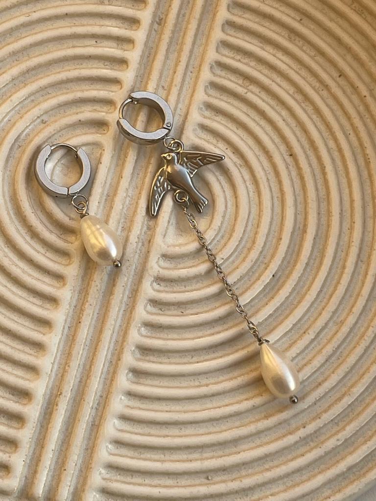 Серьги  «Лети, пташка»