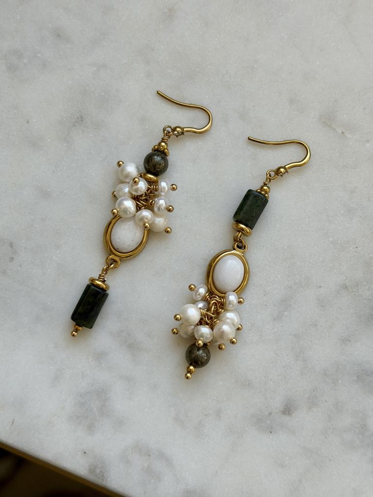 Серьги Агата