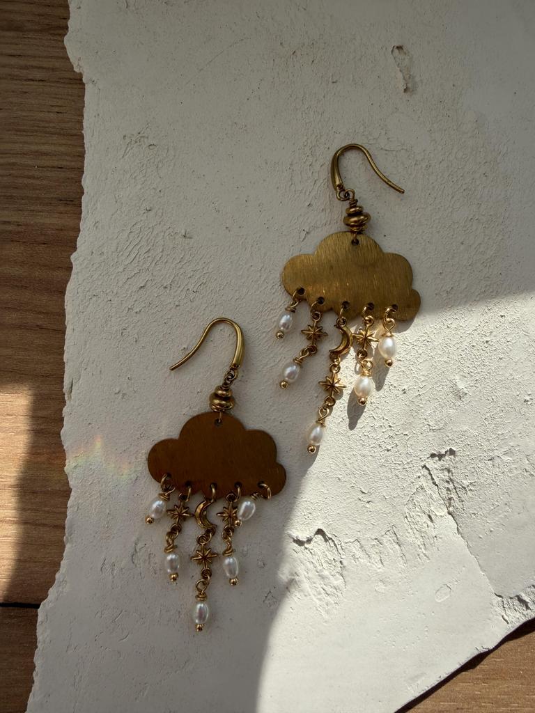 Серьги Облако