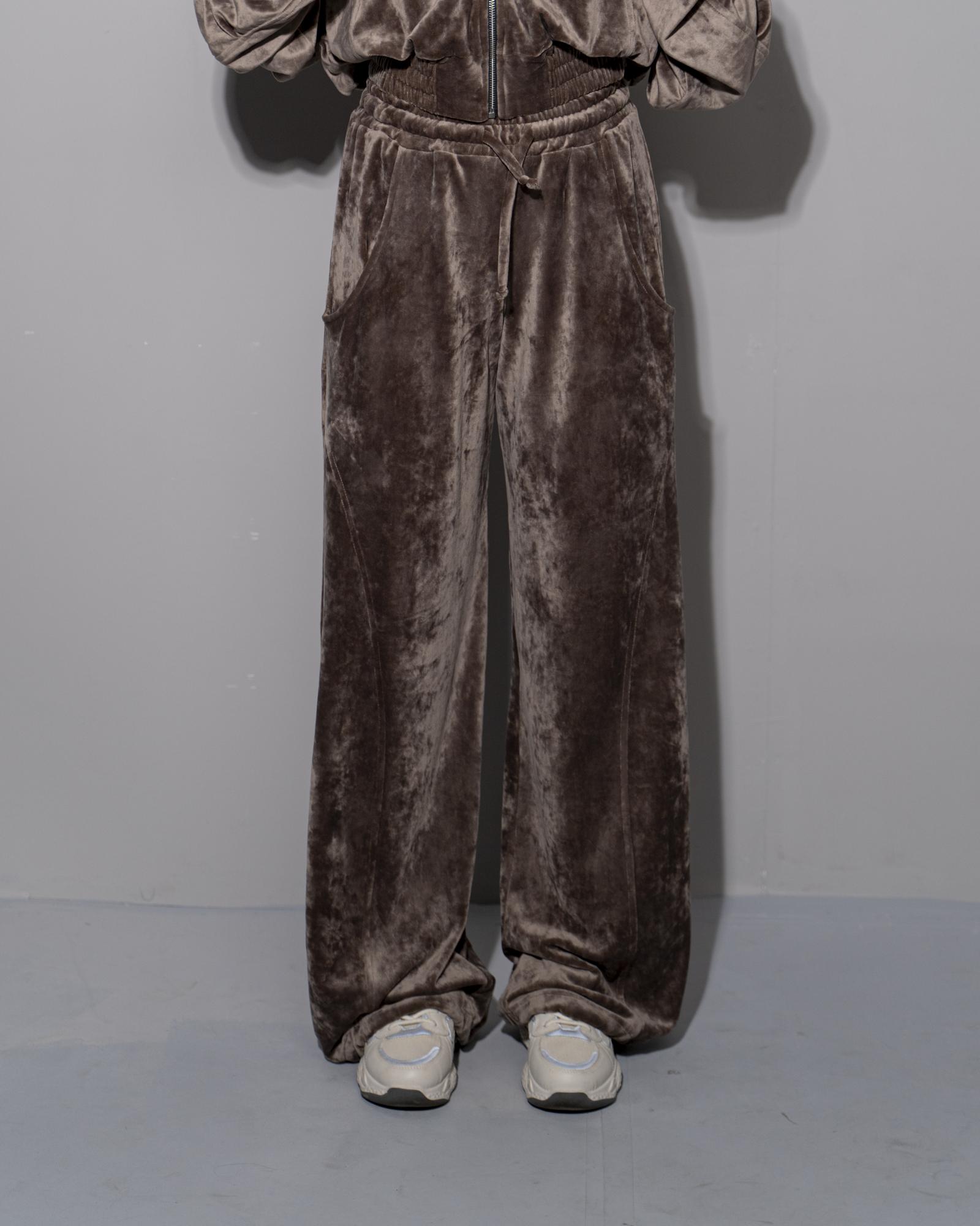 Брюки велюр cacao