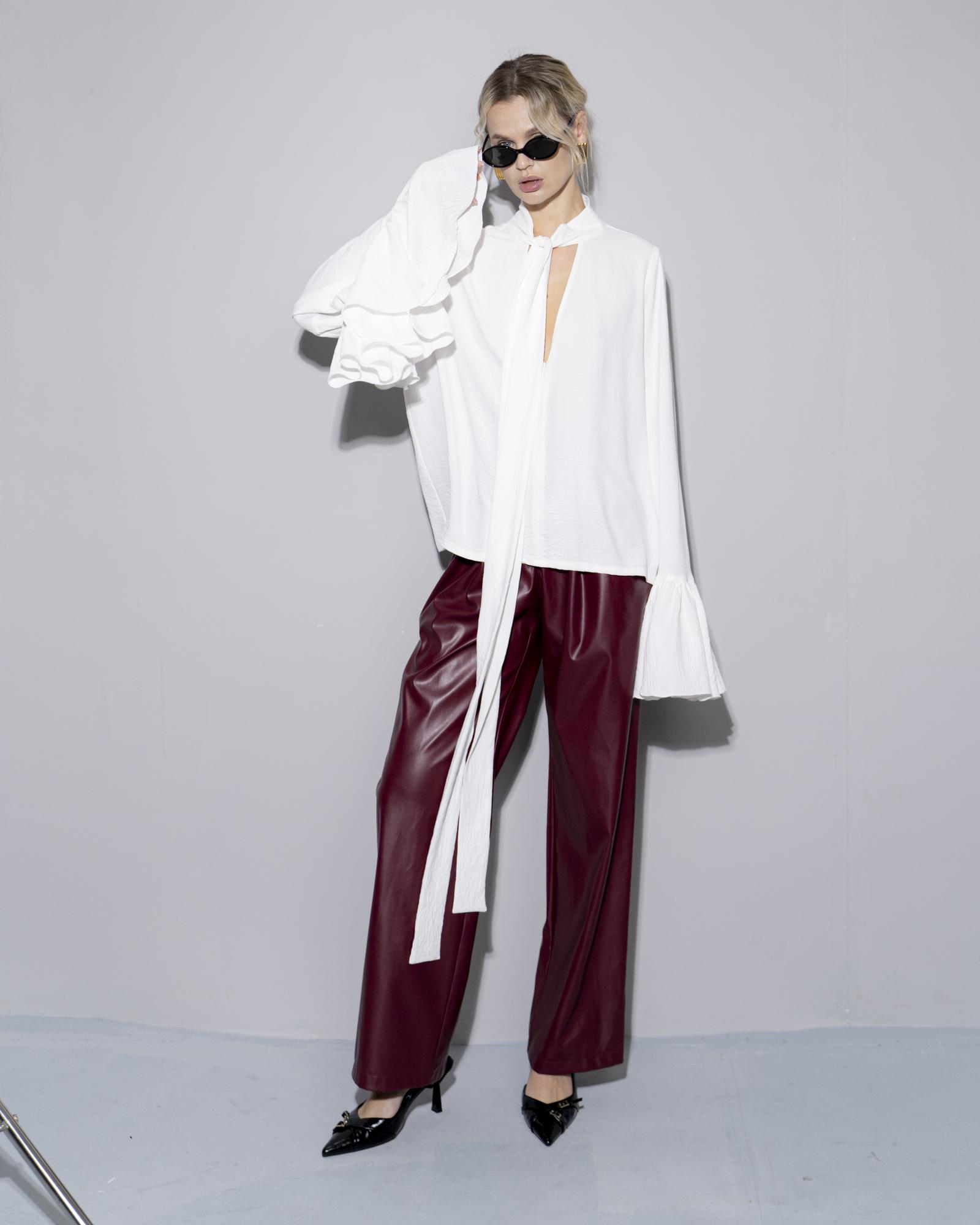 Палаццо Burgundy э/кожа