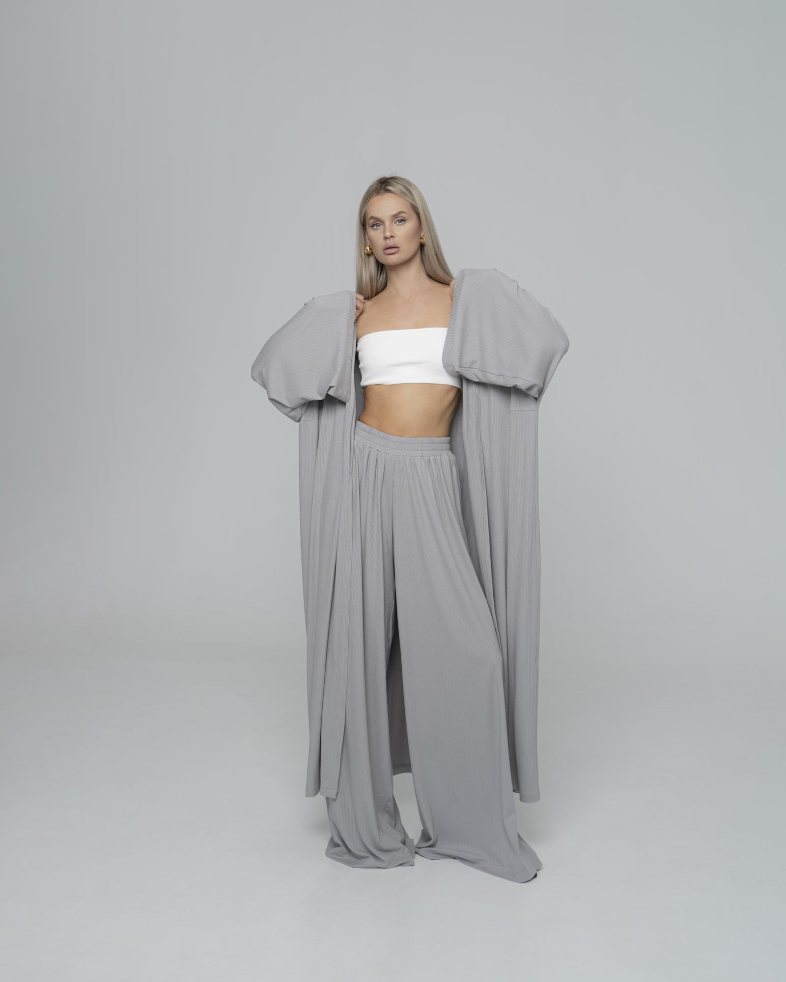 Кардиган лапша Grey