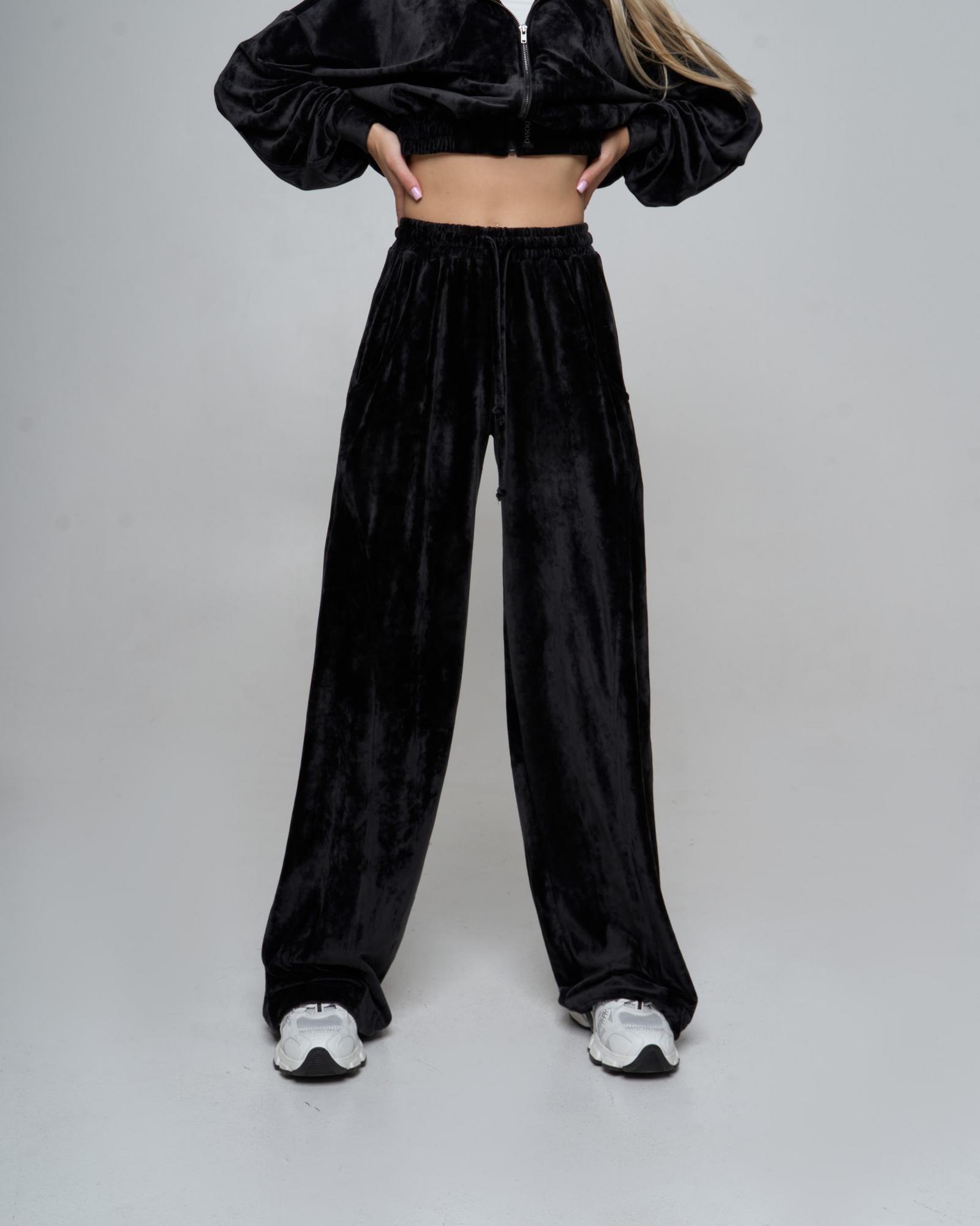 Палаццо велюр Black